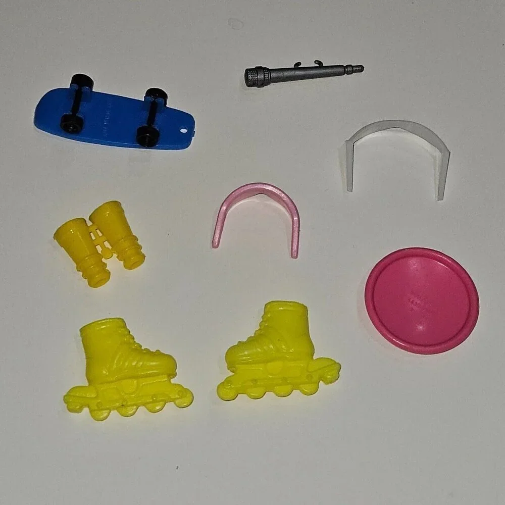 Fashion Doll Sport Accessories Lot Tennis Frisbee Barbie Size Mixed Brands READ